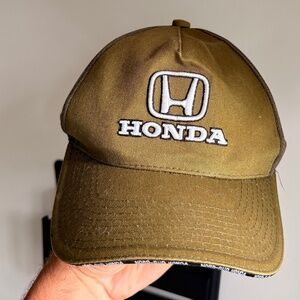 Honda Hat Saint-Jerome Nord Sud Honda Green Khaki baseball cap hat